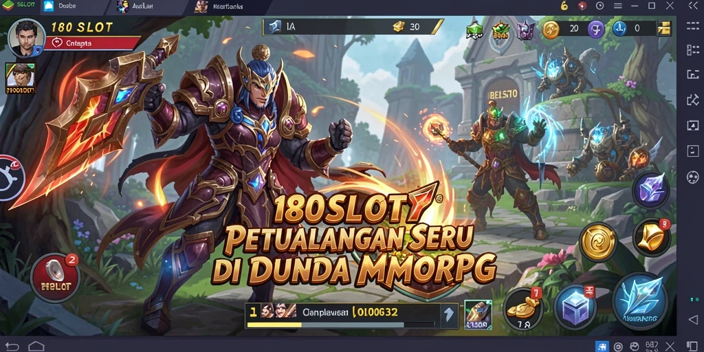 Tampilan gameplay yang menakjubkan di dunia 180SLOT.