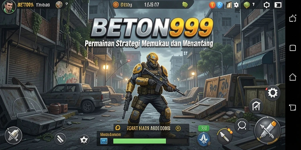 Tampilan permainan BETON999 dengan aksi strategi mendebarkan.