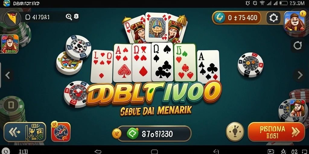 Tampilan permainan Domino yang menegangkan dengan grafis berkualitas tinggi.