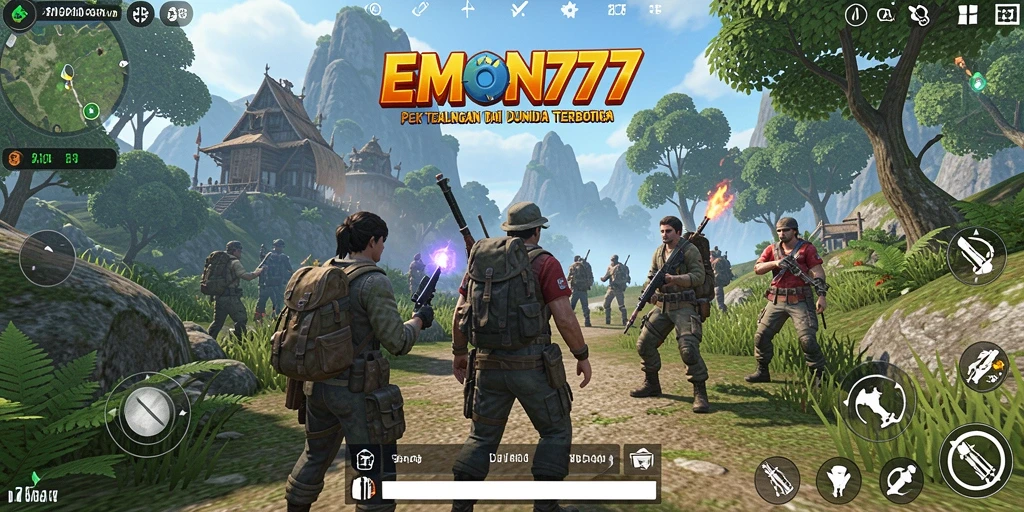 Gameplay seru dalam dunia terbuka EMON777 yang penuh petualangan.