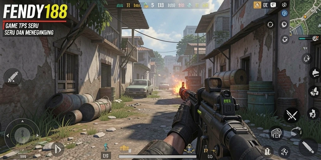Screenshot gameplay FENDY188 dengan aksi seru dalam pertempuran.