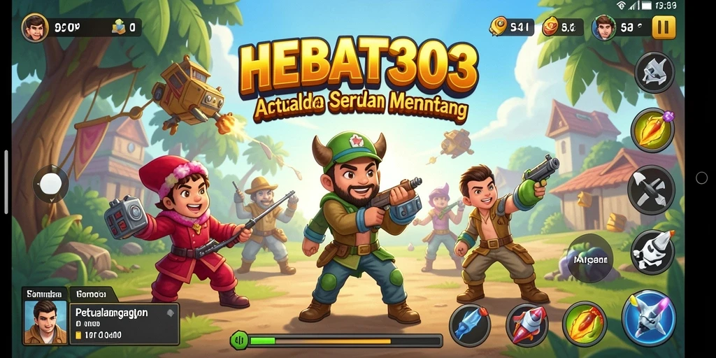 Tampilan gameplay HEBAT303 yang seru dan dinamis.