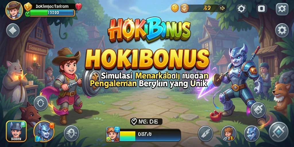 Screenshot HOKIBONUS menunjukkan gameplay simulasi yang mengasyikkan.