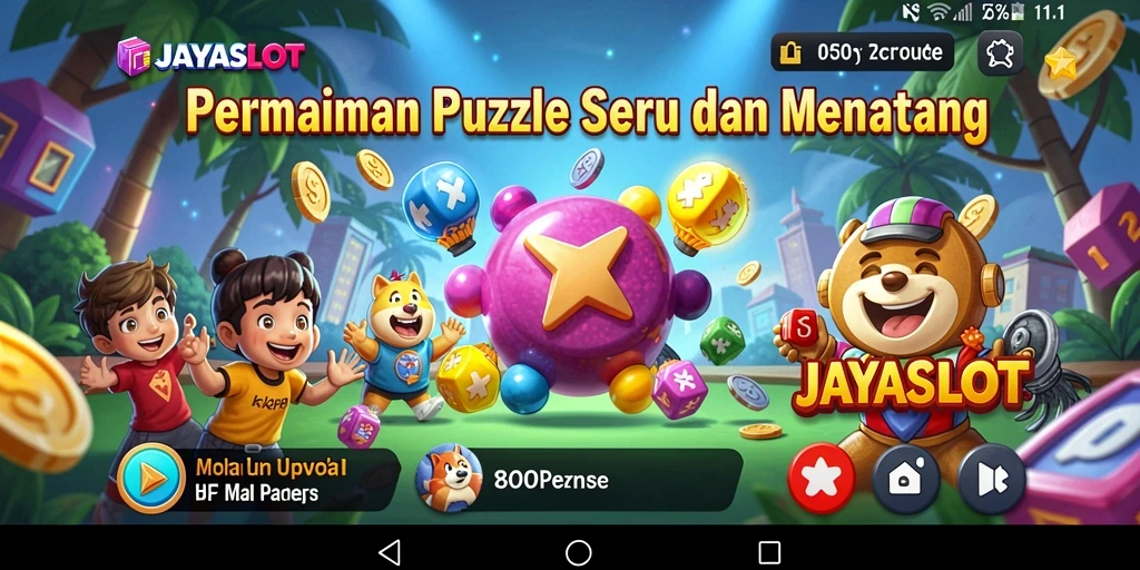 Screenshot JAYASLOT menampilkan gameplay Puzzle yang menantang dan menyenangkan.
