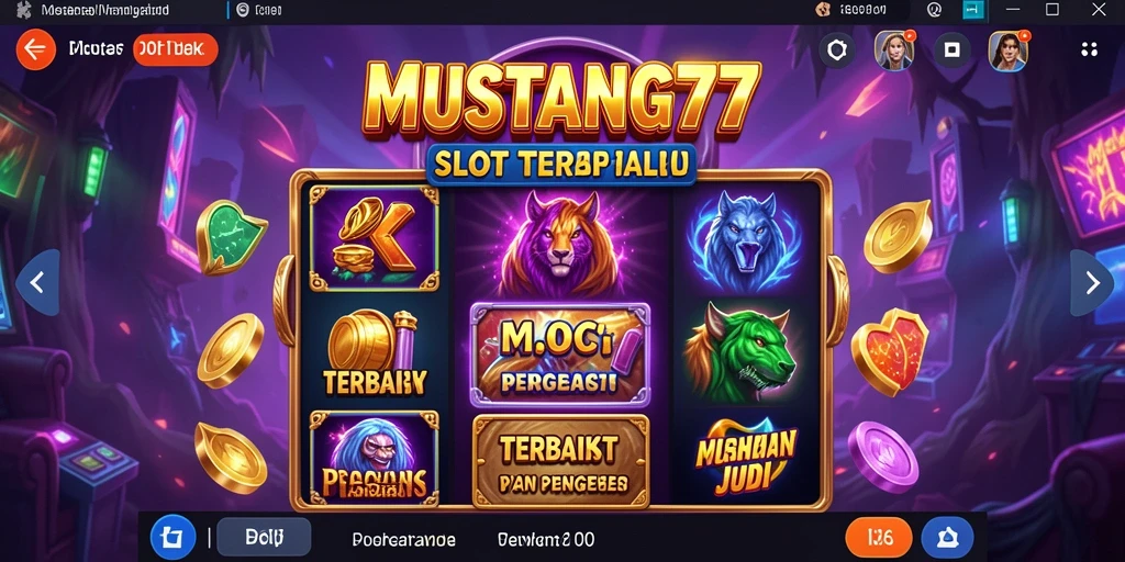 Screenshot MUSTANG77 menampilkan gameplay Slot yang memukau dan interaktif.