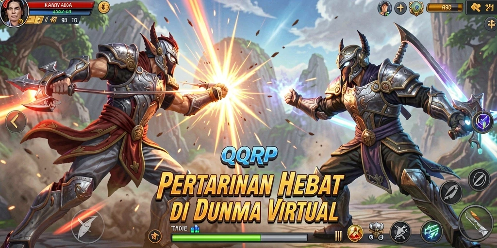 Tampilan menegangkan dari gameplay QQRP yang mendebarkan.
