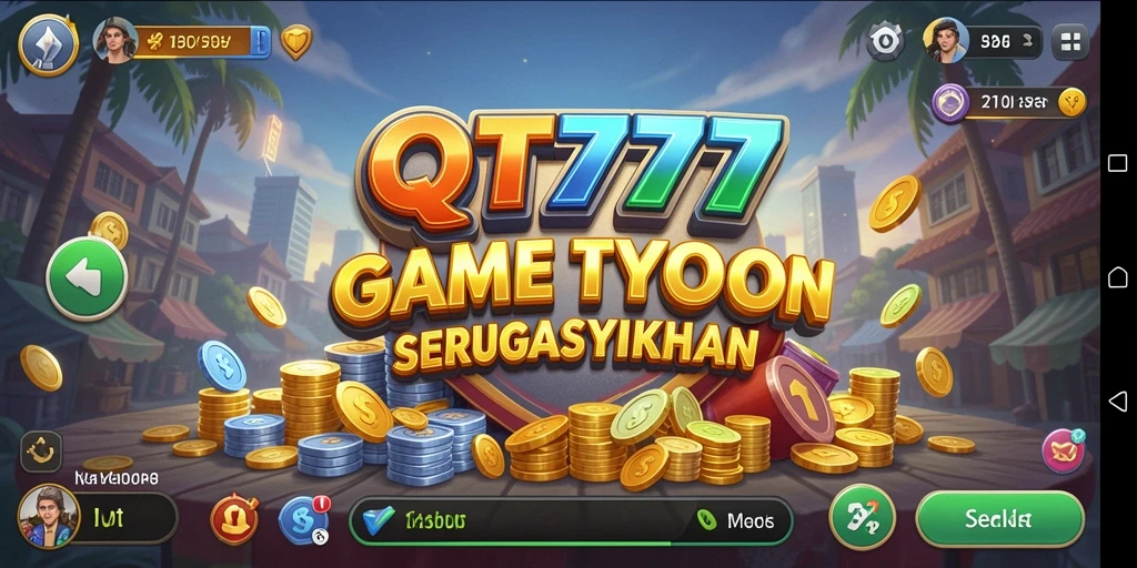 Tampilan screenshot QT777 menampilkan gameplay Tycoon yang menarik.