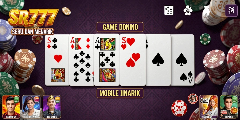 Tangkapan layar utama gameplay Domino di SR777 yang seru.