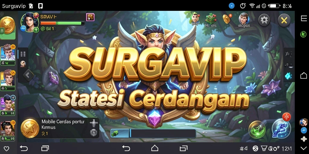 Tampilan gameplay SURGAVIP yang menarik dan interaktif.