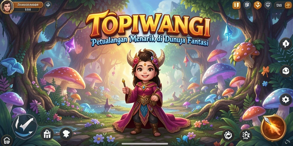 Menampilkan gameplay menakjubkan dalam petualangan TOPIWANGI.