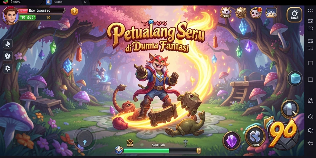 Tampilan gameplay TOTO99 dengan petualangan yang seru dan penuh tantangan.